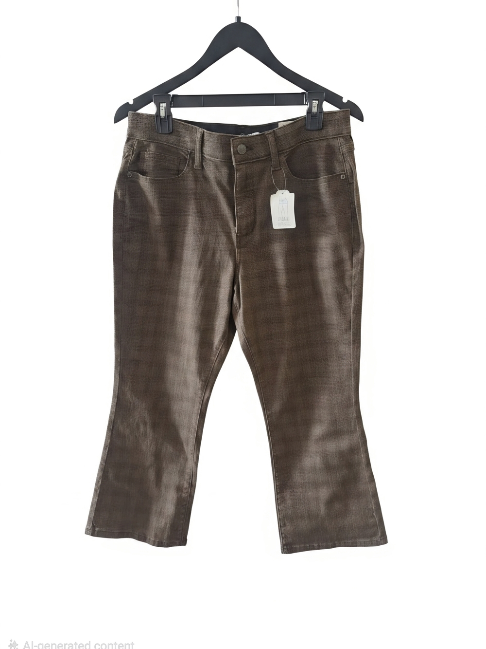 NWT St. John's Bay Brown Cotton(2% Spandex) Pants